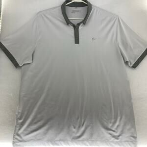 Nike Golf Tour Performance Dri-Fit Polo Gray Men's XXL